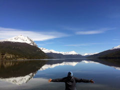 Lago Roca, nationale park Tierra del Fuego, Ushuaia, Argentinië